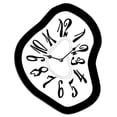 thumbnail image 3 of Reloj de pared decorativo sin , fácil de leer, ligero, irregular, decorativo para hogar, granja, escuela, estudio, sala de estar., 3 of 9