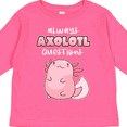 thumbnail image 4 of Inktastic Always Axolotl Questions Cute Curious Axolotl Boys or Girls Long Sleeve Toddler T-Shirt, 4 of 5