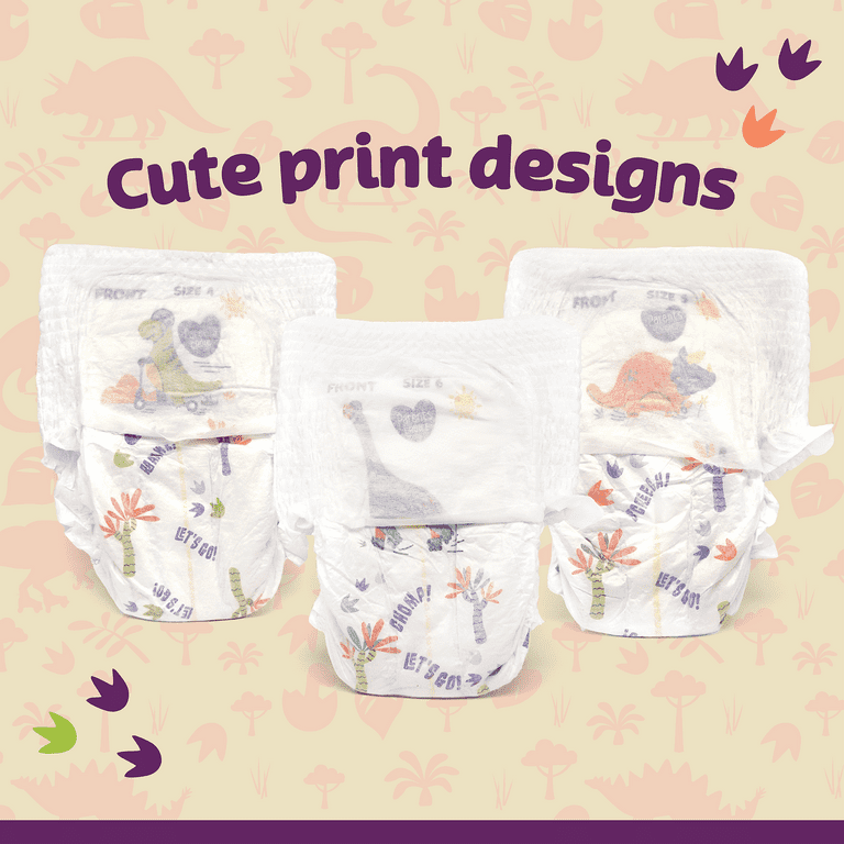 Parent's Choice Explorer 360 Active Fit Diaper Pants Size 6, Leak