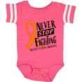 thumbnail image 3 of Inktastic Never Stop Fighting Multiple Sclerosis Awareness Boys or Girls Baby Bodysuit, 3 of 5