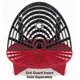 Grit Guard Bucket Insert (Red) with Washboard Bucket Insert (Black) - Separate Dirt From Your Sponge While Washing Your Car by Grit Guard