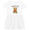 thumbnail image 3 of Inktastic Grandma's Little Honey Bear Girls Toddler Dress, 3 of 5