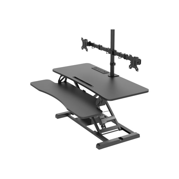 Rocelco EDRB-DM2 - Standing desk converter - electric height adjustment