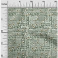 thumbnail image 2 of oneOone Polyester Spandex Green Fabric Text Craft Projects Decor Fabric Printed By The Yard 56 Inch Wide, 2 of 5