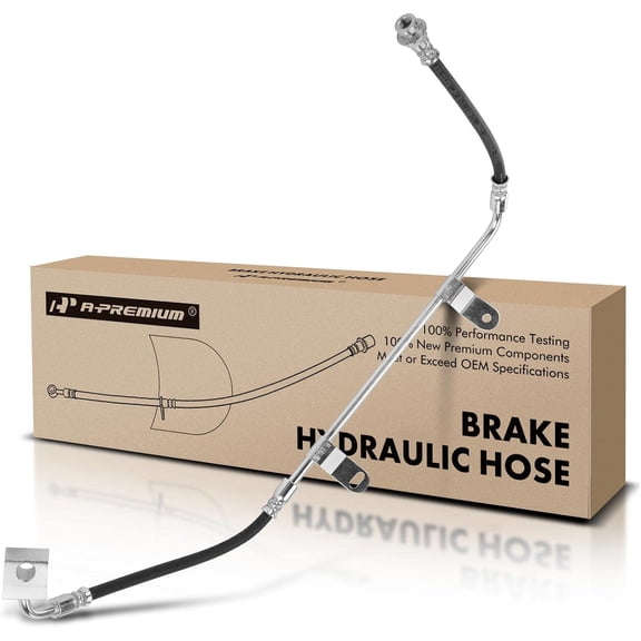 A-Premium Rear Center Brake Hydraulic Hose Compatible with Select Jeep Models - Grand Cherokee 1999 2000 2001 2002 2003 2004 - Replace# 52128096AB