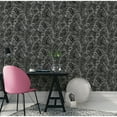 thumbnail image 4 of Galerie Wallcoverings  Bazaar Broadleaf Design  Non-woven Matte Wallpaper Roll 33 feet x 21 inches - Grey, 4 of 5