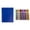 1*Blue+1*Bronze, variant on Clearance Sale! 1SET File Folder & Paint Pen Set, Letter Size Document Organizer with Prongs + 12 Glitter Acrylic Markers, PP for Home & Office, (A4, Blue+Bronze)