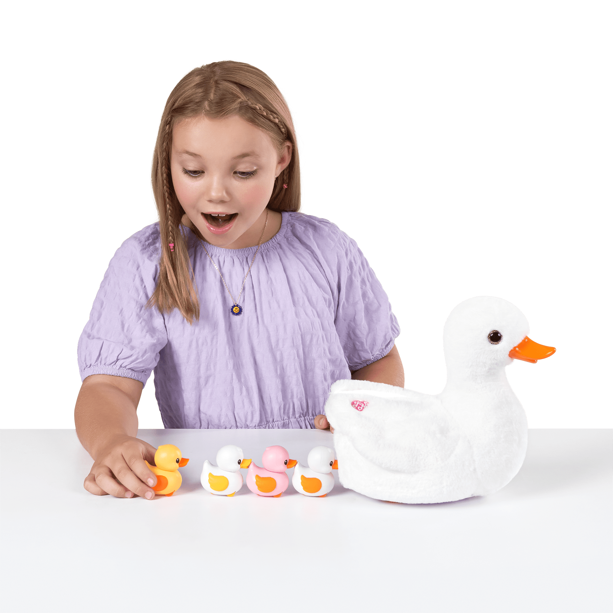 Pets Alive Mommy Duck & Baby Surprise, Nurturing Play Surprise Hatching Interactive Girls Toy by ZURU for Kids Ages 3+