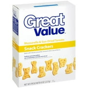 Great Value Mozzarella & Sun-Dried Tomato Snack Crackers, 8 Oz.