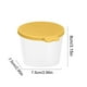 thumbnail image 4 of Tarro de almacenamiento amarillo, tarros de almacenamiento de plástico de grado alimenticio para sellado de cocina, tarros de almacenamiento para el hogar para la preservación de granos y cereales, 4 of 6