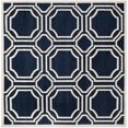 thumbnail image 1 of Safavieh Amherst Indoor Outdoor Rug, Navy, Square, 7', Power Loomed, 1 of 5