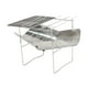 thumbnail image 1 of Parrilla portátil para barbacoa, parrilla de carbón, parrilla de leña, parrilla ultraligera plegable para exteriores, fogata para patio trasero y Con 3 brochetas de red, 1 of 9