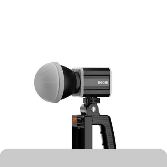 Zmisner E60Bi Handheld LED Video Light, Portable LED Continous Light, 6800K 45700Lux CRI95 TLCI95 Studio Daylight Bright Light, 9 Lighting Effects Support Remote Control