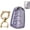 B Pink Purple, variant on Key Fob Cover Compatible with Cadillac Escalade CTS ATS STS Keychain Case Holder Protector,A Black