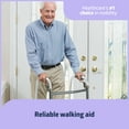 thumbnail image 3 of Medline Folding Paddle Walker – Comfortable, Maneuverable, For Injury, support suited for Adults & Seniors, 3 of 6