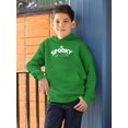 thumbnail image 2 of Spooky Vibes Typography Hoodie Juniors -Image by Shutterstock,  Large, 2 of 4