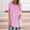 30-Pink, variant on Gaecuw Tunic Tops for Leggings Tops Blouses Short Sleeve T Shirts Regular Fit Pullover Tees T-Shirts Gradient Tops Crew Neck Blouses T Shirts Durable Easy Care Soft Lightweight Breathable Tees Tops