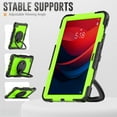 thumbnail image 2 of Allytechgroup Rugged Case for Lenovo Tab M11 11" 2024, Adjustable Kickstand Case with Built-in Screen Protector Shoulder Strap Anti-Drop Shockproof Full Body Protection Case, Black+Green, 2 of 8