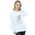 thumbnail image 2 of Harry Potter Womens Dragon Line Art Sweatshirt, 2 of 5