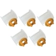 thumbnail image 4 of QualitChoice 10Pcs Fly Tying Bobbin Spools Gear Standard Spool Thread for Fishing Outdoor Clear 2.5cmx2.8cm with Cap 3x2.6cm, 4 of 6