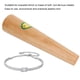 thumbnail image 3 of Mandril de pulsera mandril medidor de pulsera herramienta de medición de joyería mandril de brazalete de madera de forma redonda ajustador de pulsera ANGGREK  Otros, 3 of 8