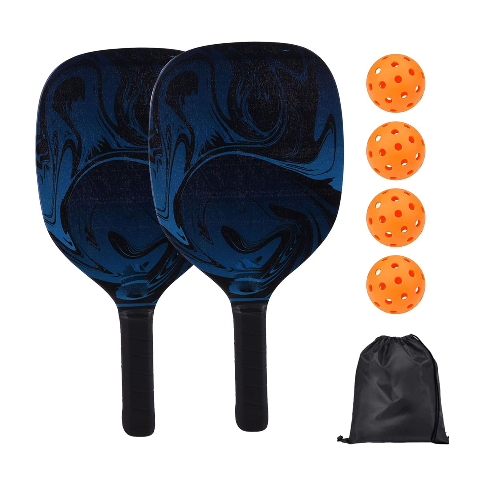 DimyFew Pickleball Paddles Set Wooden Comfortable Pad Grip Accessory for Beginners,