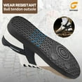 thumbnail image 5 of LAoutun Work Shoes for Men Steel Toe Shoes for Men Cushioning Steel Toe Construction Footwear Black, 5 of 6