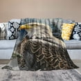thumbnail image 2 of Chilfamy  Snow Pine Tree Iceberg  Throw Blanket Eagle Tree Throw Blankets for Couch, Sofa Bed Living Room Bird Animals Throw Blanket Throw White, 2 of 6