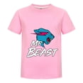 thumbnail image 1 of Camiseta MrBeast Niños Verano Estampado Pantera Azul Ropa Casual Algodón Playera Moderna Regalo Niño Niña Fan Diario Juvenil, 1 of 4