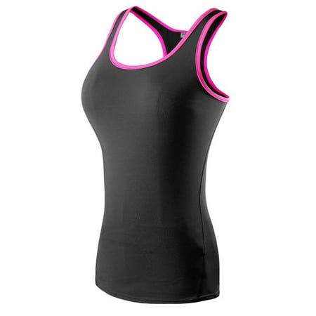 Supersellers Women's Sports Compression Tight Quick Dry Vest Tank For Women Ladies Gym Yoga Workout Fitness Cycling Running Clearance