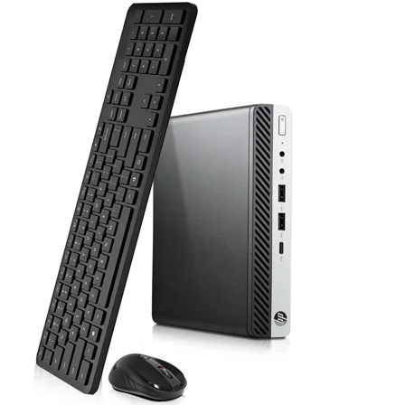 Restored HP EtiteDesk 800 G3 Mini Desktop PC - Intel Core i3-6100T, 3.20 GHz - 16GB DDR4 RAM, 512GB SSD - Wi-Fi, Keyboard & Mouse - Win 11 Pro (Refurbished)