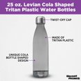 thumbnail image 3 of Levian Cola Shaped Plastic Bottles 25 oz. Set of 10, Bulk Pack - BPA Free, Great for Gym, Hiking, Cycling, Yoga and More - Smoke, 3 of 5