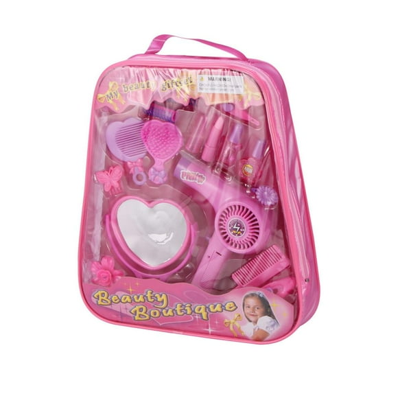 Juego De Cosméticos De Moda De Pvc Para Niños, Juego De Maquillaje Seguro Lavable Para Niños, Caja De Princesa De Belleza, Juguetes Para Juego De Imitación Para Niñas, Juguetes Para Bebés Vogacara FN002504-00