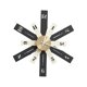 thumbnail image 2 of Reloj de pared creativo Reloj de pared moderno Arte de pared Regalo festival Adorno de moda Verde oscuro, 2 of 9
