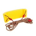 thumbnail image 3 of Swing Seat Replacement, with Adjustable Ropes for Kids Baby - Playground Swing Set - Indoor Activity -Yellow, 3 of 5