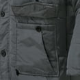 thumbnail image 3 of Ketyyh-chn99 Mens Parkas Outerwear Jacket Winter Long Hooded Parka Jacket Dark Gray,3XL, 3 of 5