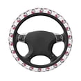 thumbnail image 3 of Naloa Cute Poodle Dog Elastic Steering Wheel Cover, Auto Steering Wheel Cover – 15 Inch , Comfortable Grip, Fit Suvs,Vans Cars,Trucks, 3 of 8