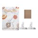 thumbnail image 3 of Expositor de pared reutilizable para donas, soporte rústico para donas, ideal para cumpleaños Blanco, 3 of 9