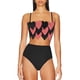 thumbnail image 4 of Gibobby Trajes de Baño para Mujer Traje de baño de 2 piezas para mujer+1 pieza cubierta de dos piezas estampado vintage traje de baño monokini bikini 3 p(Rosa,M), 4 of 5