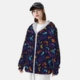 thumbnail image 3 of Kdxio Games Print Women Men Sun Protection UPF 50+ Jackets Zip Up Long Sleeve Hoodie Hiking Lightweight with Pockets, 3 of 7