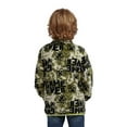 thumbnail image 4 of Minecraft Game Over Boy's White & Green Quarter Zip Jacket -10, 4 of 7