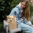 thumbnail image 4 of unbranded Asiento Consola Para Perro Color Oscuro Ideal Para Viajes Y De Mascotas, 4 of 6