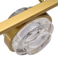thumbnail image 3 of VONN Milano 39" ETL Certified Integrated LED Aluminum Chandelier - Antique Brass, 3 of 10