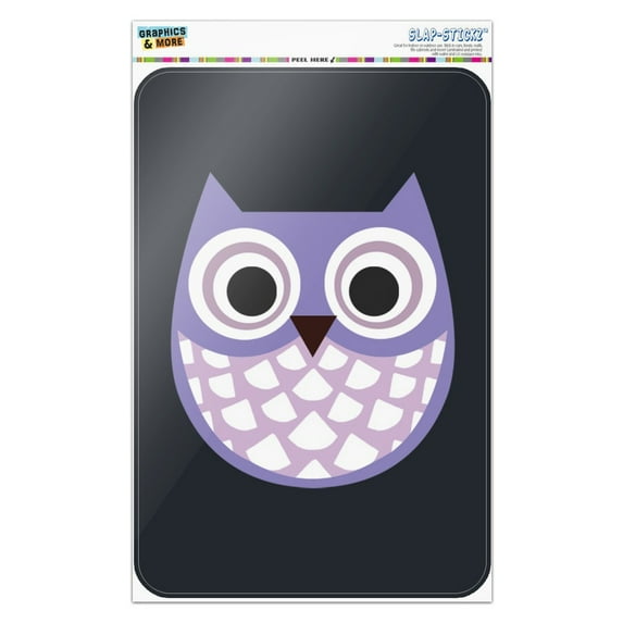 Cute Purple Owl Home Business Office Sign