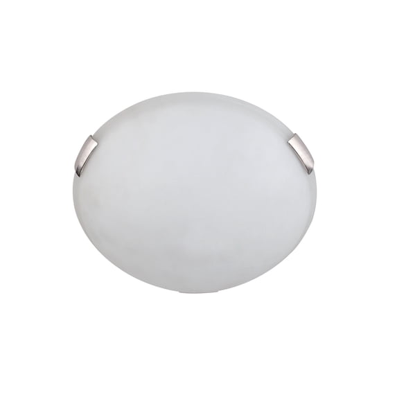 Whitfield 2-Light Satin Steel Flush Mount
