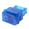 thumbnail image 5 of 12X Botón de Interruptor de Bocina de Motocicleta Botón de Interruptor de Señal de Botón de para AF27 AF28 AF34 AF35 Azul, 5 of 5