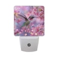 thumbnail image 2 of LED Sensor Night Light Auto On/Off Dusk to Dawn Lamp for Bedroom Hallway Beautiful Pink Hummingbird 2 Pack, 2 of 7