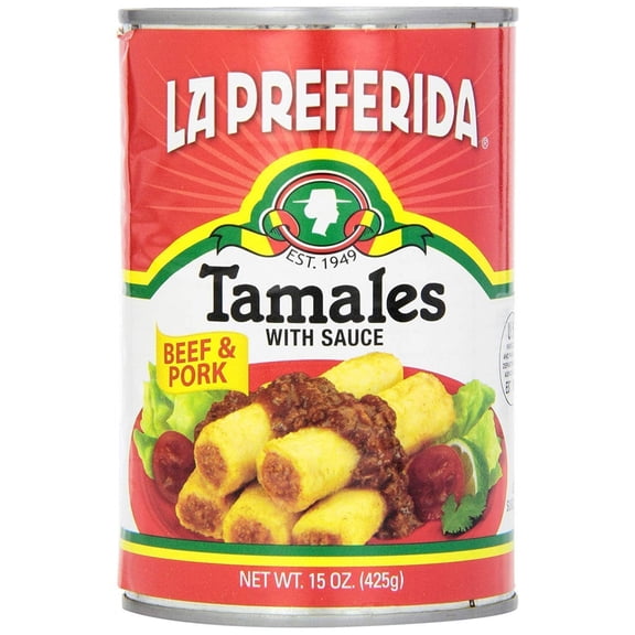 La Preferida Beef Tamales, 15 OZ