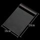 thumbnail image 2 of Package of 100 Transparent Plastic Cellophane Bags with Adhesive Clip, packaging supplies., 2 of 5