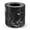 Black, variant on Elborse Marble Trash Can with Lid 6 inch Oceanic Handmade Small Garbage Can for Bedroom Office Floor Protection, Waste Basket Fits Kitchen Laundry and Dorm Rooms Round Design Saves Space